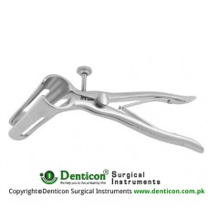 Sims Rectal Speculum Fenestrated Blades Stainless Steel, 15.5 cm - 6" Blade Size 70 x 15 mm
